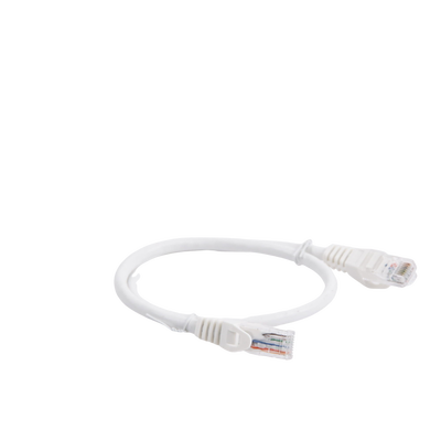 Cable de parcheo UTP Cat6 - 0.5 m - blanco