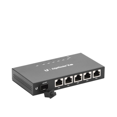 EdgeRouter X SFP de 5 puertos Gigabit + 1 puerto SFP con funciones avanzadas de ruteo