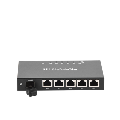 EdgeRouter X SFP de 5 puertos Gigabit + 1 puerto SFP con funciones avanzadas de ruteo