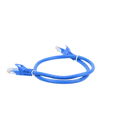 Cable de parcheo UTP Cat6 - 0.5 m - azul