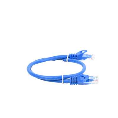 Cable de parcheo UTP Cat6 - 0.5 m - azul