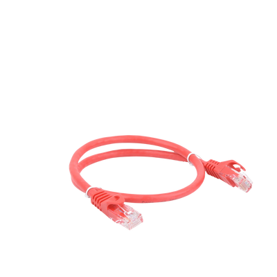 Cable de parcheo UTP Cat6 - 0.5 m - rojo