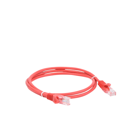 Cable de parcheo UTP Cat6 - 0.5 m - rojo