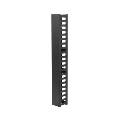 Organizador de Cable Vertical de 21 Unidades Rack Sencillo, Compatible con Racks Serie EIRL y EIQR