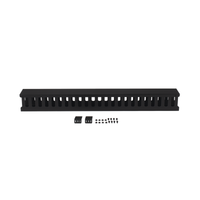 Organizador de Cable Vertical de 24 Unidades Rack Sencillo, Compatible con Racks Serie EIRL y EIQR