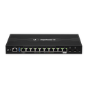 EdgeRouter 12, con 10 puertos 10/100/1000 Mbps + 2 puertos SFP, con funciones avanzadas de ruteo