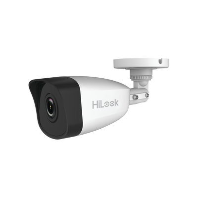 HiLook Series / Bala IP 4 Megapixel / 30 mts IR / Exterior IP67 / PoE / WDR 120 dB / Lente 2.8 mm / H.265+ / Onvif