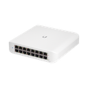 Switch UniFi Lite Administrable PoE de 16 Puertos 10/100/1000 Mbps (8 puertos 802.3af/at), 45 W