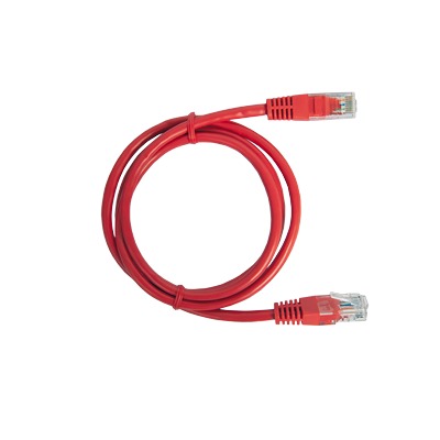 Cable de parcheo UTP Cat6 - 1 m - rojo