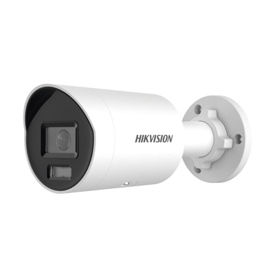 Bala IP 4 Megapixel / Lente 2.8 mm / Dual Light (40 mts IR + 40 mts Luz Blanca) /  Microfono Integrado / Exterior IP67 /   WDR 130 dB / Videoanaliticos (Filtro de Falsas Alarmas) / Captura Facial /  PoE