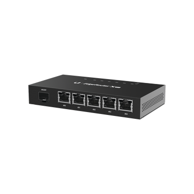 EdgeRouter X SFP de 5 puertos Gigabit + 1 puerto SFP con funciones avanzadas de ruteo