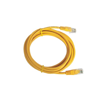 [LP-UT6-050-YE] Cable de parcheo UTP Cat6 - 0.5 m - amarillo