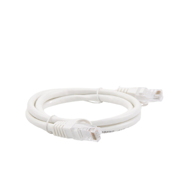 [LP-UT6-100-WH] Cable de parcheo UTP Cat6 - 1 m - blanco